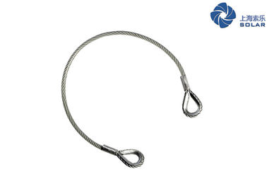 Us Standard Mechanically Spliced Wire Rope Sling With Thimble Eye